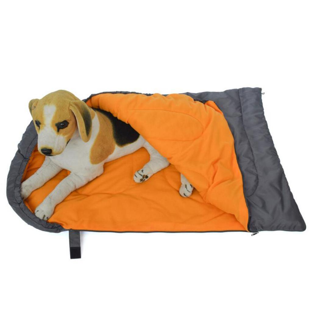 Outdoor Camping Dog Bed - Pet Sleeping Bag Adjustable Windproof Portable